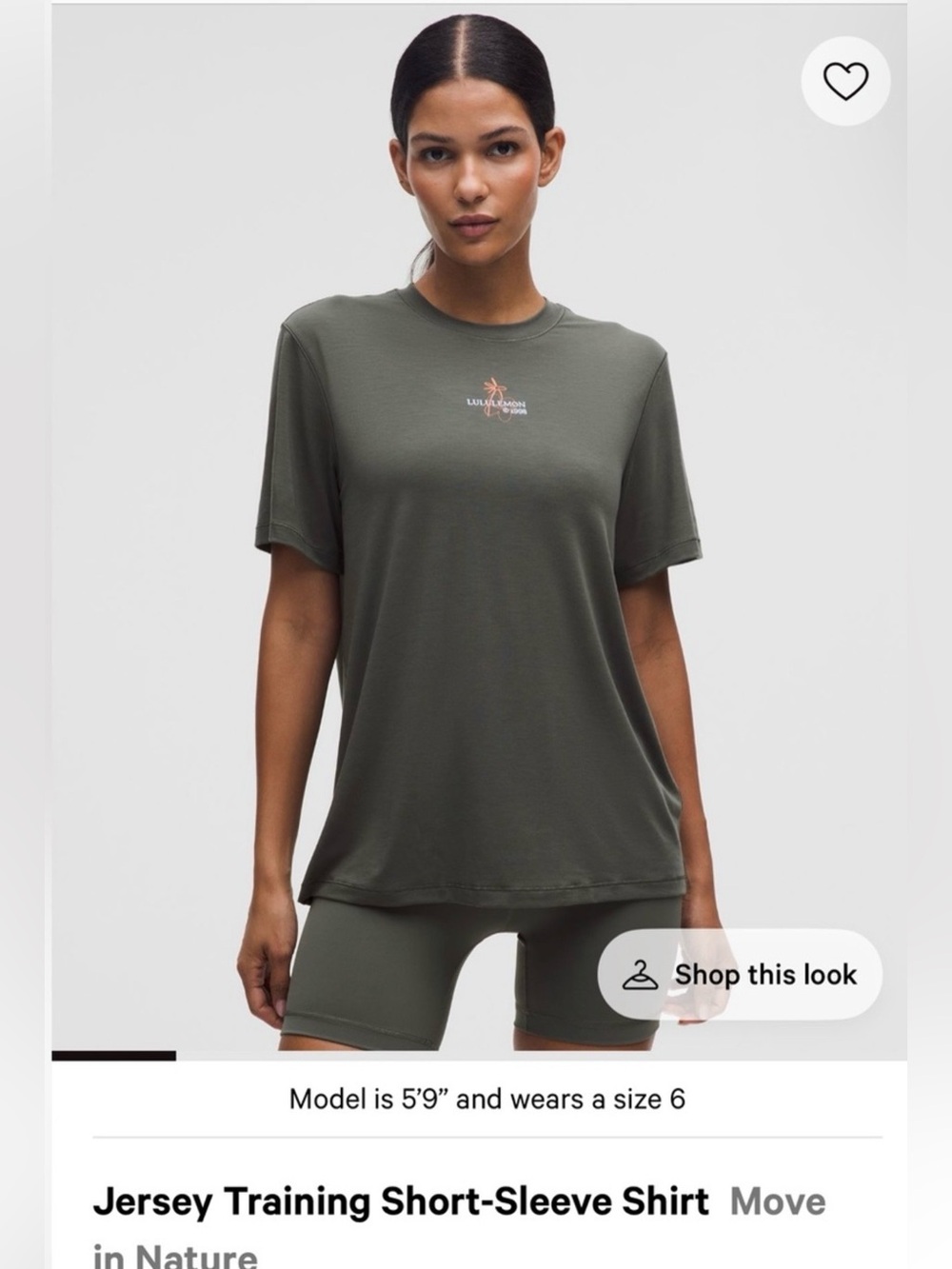 Lululemon Jersey Training Short Sleeve Tee *graphic